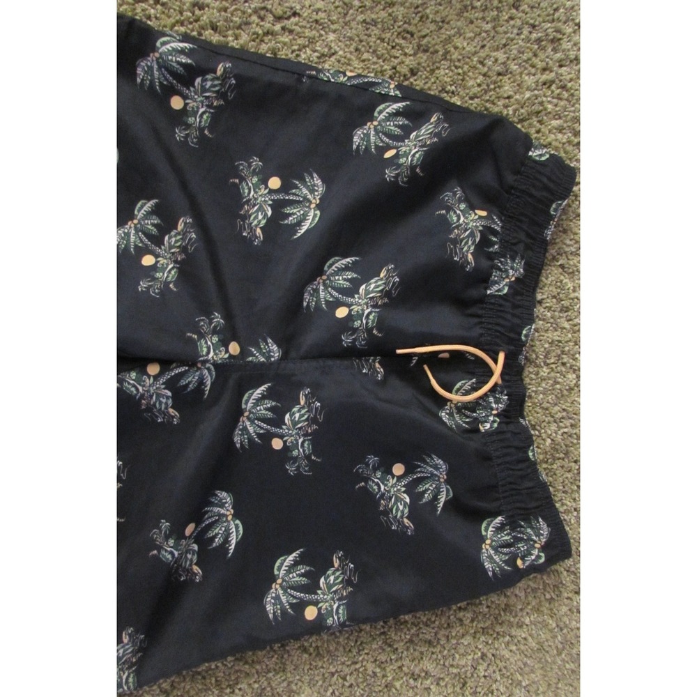 Janie and Jack Boys Palm Tree Tropical Swim Trunks Size 12 Board Shorts - Picture 2 of 4